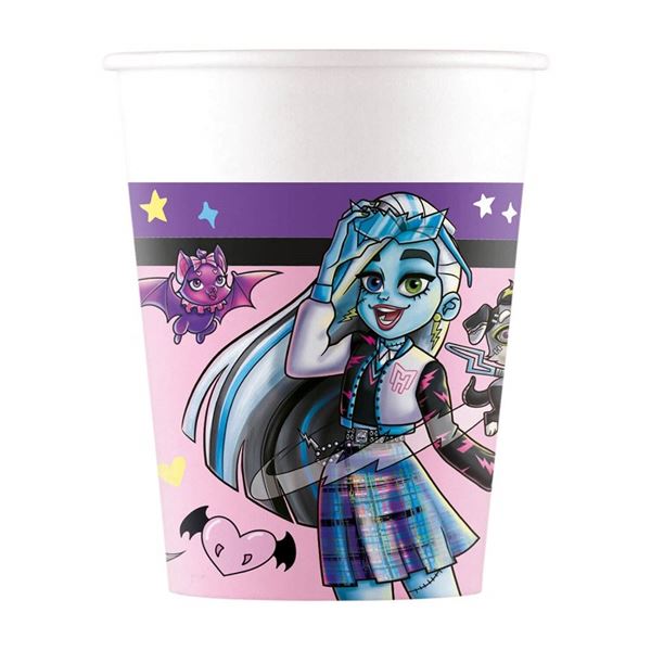 Imagen de Vasos de Monster High cartón (8 unidades)