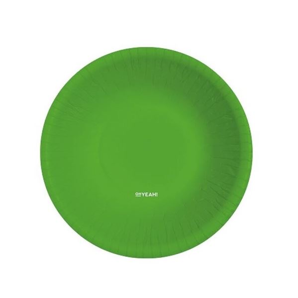 Picture of Boles Verde Flúor cartón 17cm (6 unidades)