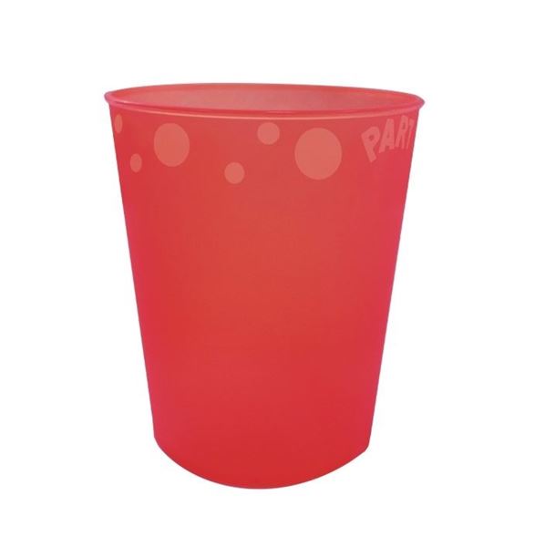 Imagen de Vaso de Plástico Reutilizable 250 ml Rojo