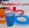 Imagens de Vaso Azul Reutilizable Plástico 250ml