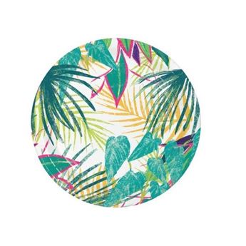 Imagen de Platos Verano Tropical cartón 18cm (8 unidades)