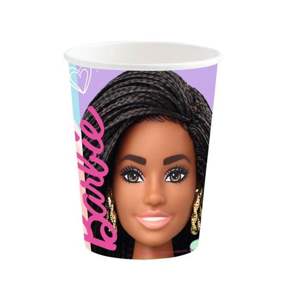 Imagen de Vasos de Barbie Sweet Mattel cartón (8 unidades)