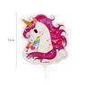 Imagen de Vela Tarta Decorativa Unicornio 2D 7,5 cm