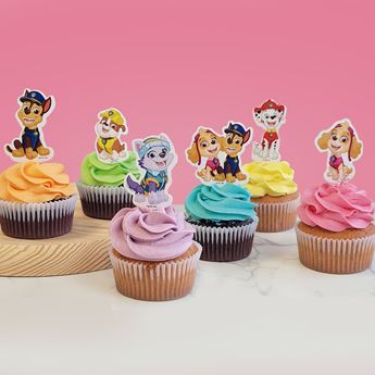 Imagens de Set de 30 Toppers Paw Patrol para Cupcakes