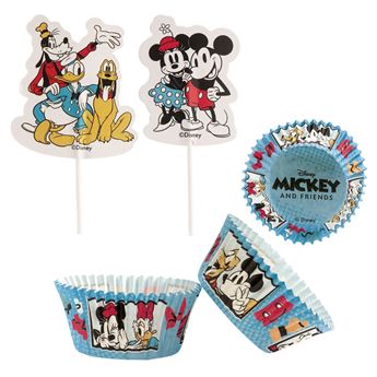 Imagen de Set Decoración Cupcake y Topper Mickey