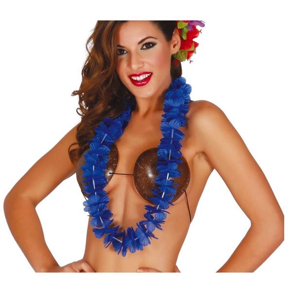 Picture of Collar Lei Hawaiano Azul