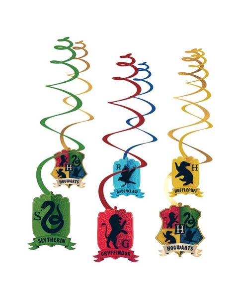 Imagen de Decorados Espirales Harry Potter Escudos casas