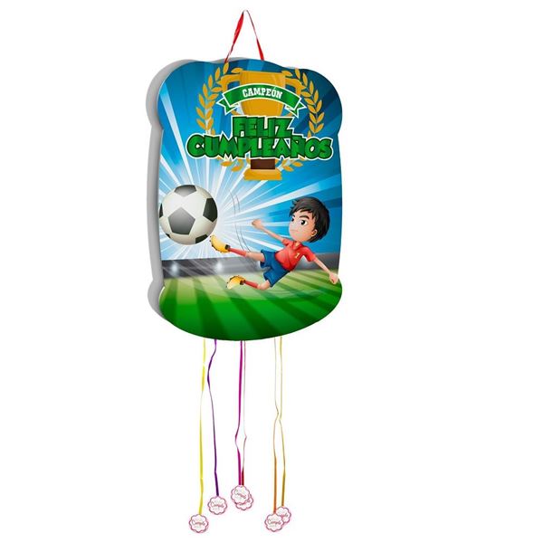 Picture of Piñata Fútbol Campeón cartón 50cm