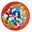 Imagen de Platos de Sonic SEGA cartón 23cm (8 unidades)