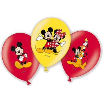 Imagen de Globos Mickey Mouse Personajes Látex (6 unidades)