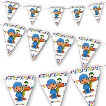 Pocoyo Decoración de Fiesta de Cumpleaños Suministros y Ballones. Pocoyo  Platos, Tenedores, Cucharas y Caketopper. Decoraciones de fiesta temática