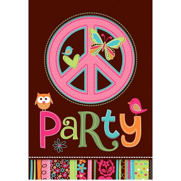 Imagens de Invitaciones Hippie (8 unidades)