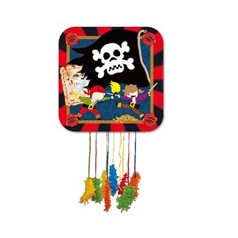 Imagens de Piñata del Tesoro Pirata Cartón 42cm