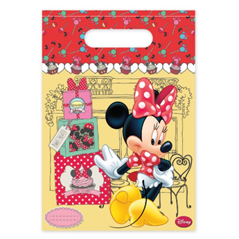 Imagen de Bolsas Chuches Minnie Mouse Clásica de plástico (6 unidades)
