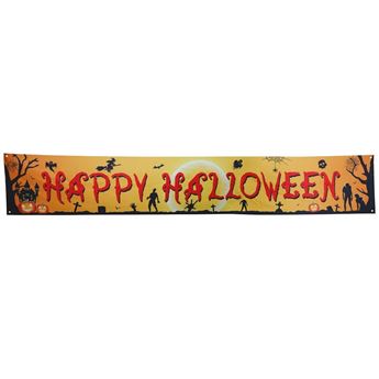 Imagen de Pancarta Happy Halloween tela GIGANTE (290cm)