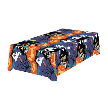 Imagen de Mantel Halloween Calabaza Infantil plástico (137cm x 274cm)