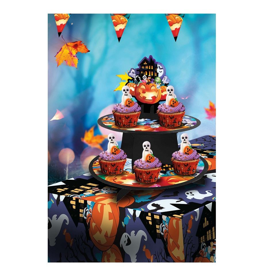 Stand Cupcakes Noche de Halloween infantil cartón ️ por sólo 4.50 ...