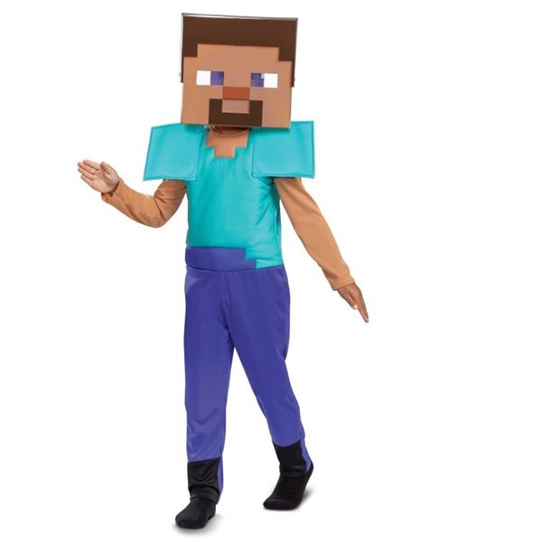 Picture of Disfraz de Minecraft Steve Lujo (7-8 Años)