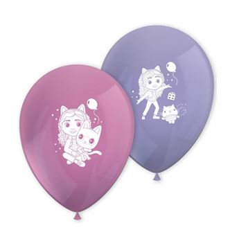 Imagens de Globos La Casa de Muñecas de Gabby Látex (8 unidades)