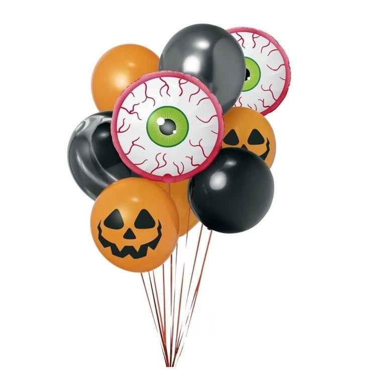 Comprar Juego de globos plateados para decoración de fiesta de cumpleaños,  globos de aire para niños, globos de Metal para decoración de fiesta, 20  Uds.