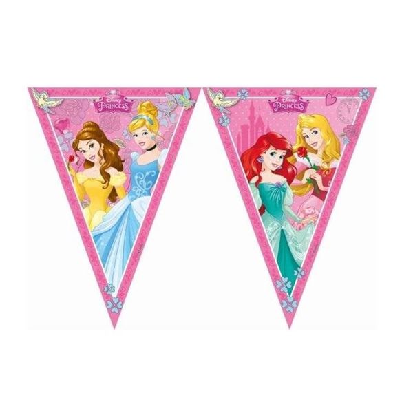 Picture of Banderín de Princesas Disney plástico (2,3m)