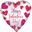 Imagen de Globo Corazón Happy Valentine (45cm)