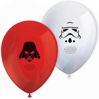 Imagen de Globos de Star Wars Látex (8 unidades)