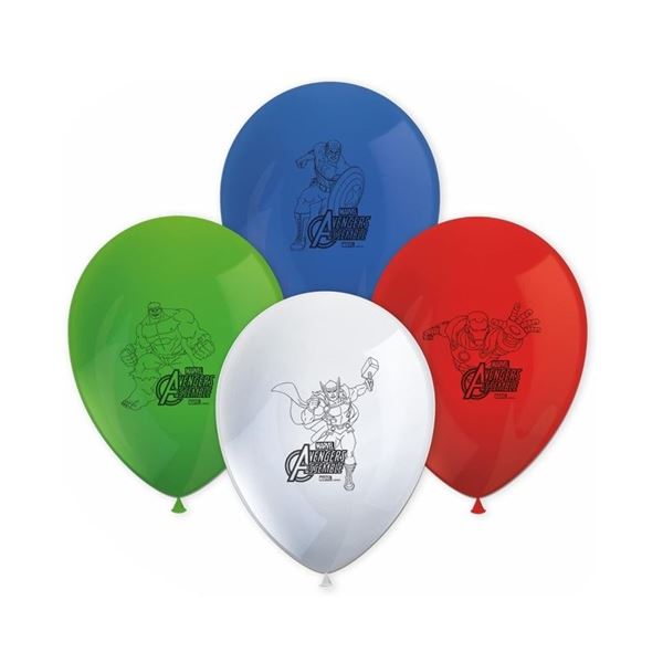 Imagen de Globos de Los Vengadores Látex (8 uds.)