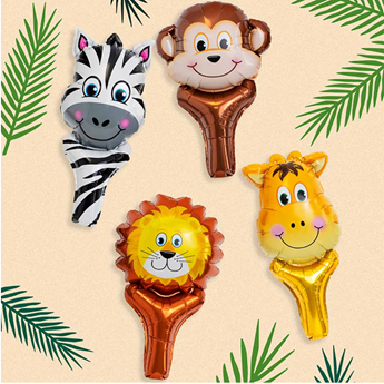 Picture of Globos Animales Jungla mix 40cm (4 uds.)