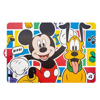 Imagen de Mantel de Mickey Mouse y Pluto Individual Reutilizable