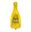 Picture of Globo Botella Dorada Happy New Year (81cm)