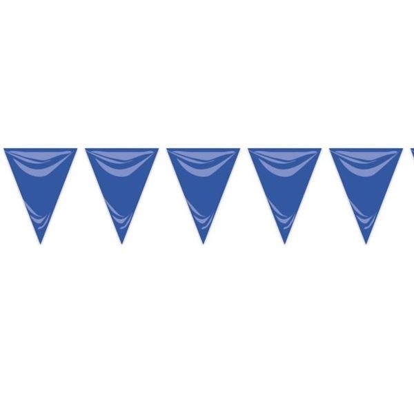 Imagen de Banderín Azul Oscuro plástico 30cm x 20cm (25m)