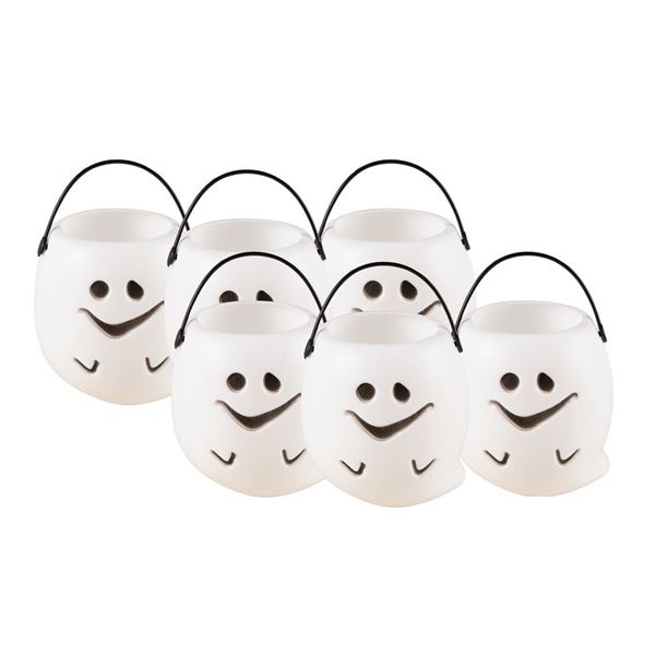 Imagen de Cestas Mini Fantasma Infantil 7cm (6 unidades)