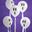 Picture of Globos Fantasmas Blancos Serpentinas (10uds.)