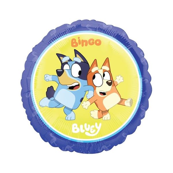 Globo Bluey y Bingo (43cm)✔️ por sólo 3,90 €. Envío en 24h. Tienda Online.  . ✓. Artículos de decoración para Fiestas.
