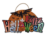 Imagen de Cartel Feliz Halloween Infantil surtido (37cm)