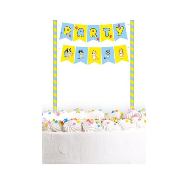 Adorno de pastel Bluey cumpleaños bluey decoraciones de fiesta