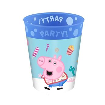 Imagen de Vaso Peppa Pig Party Plástico Duro Reutilizable 250ml (1 unidad)