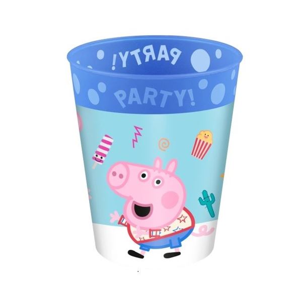 Picture of Vaso Peppa Pig Party Plástico Duro Reutilizable 250ml (1 unidad)