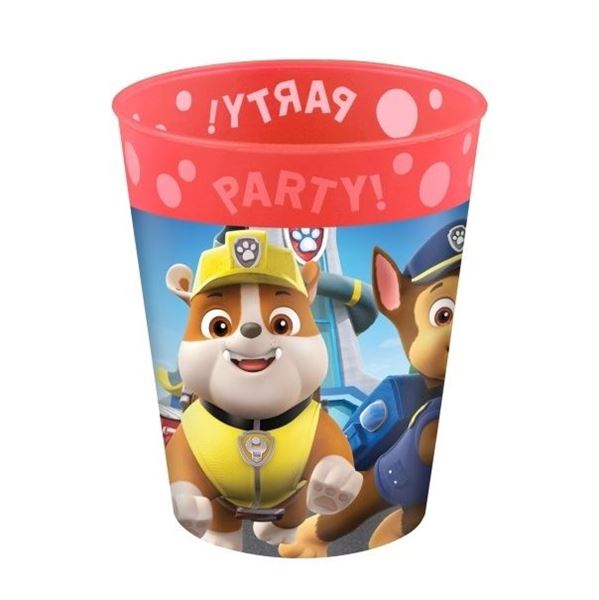 Imagens de Vaso de Patrulla Canina Party Plástico Duro Reutilizable 250ml (1 unidad)