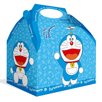 Imagens de Caja Doraemon Cumpleaños cartón