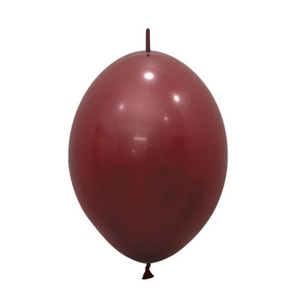 Imagen de Globos Merlot Vinotinto Fashion Sólido 30cm Cadena Sempertex LOL-018 (25)