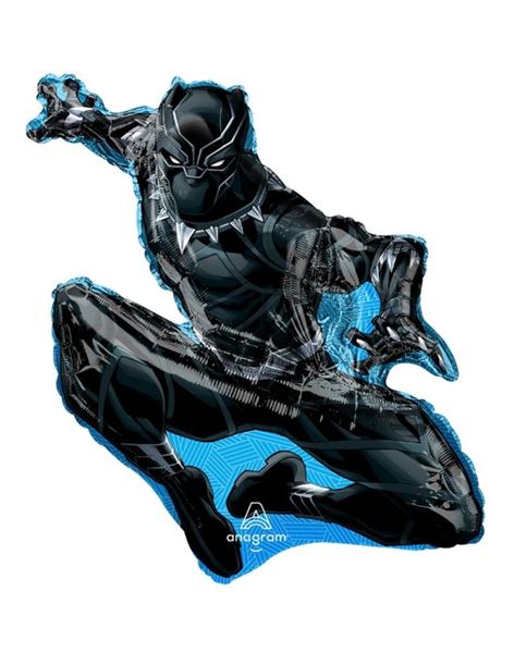 Imagen de Globo Forma Black Panther (81X81cm)