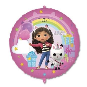 Picture of Globo La Casa de Muñecas de Gabby con Cinta y Peso (45cm)