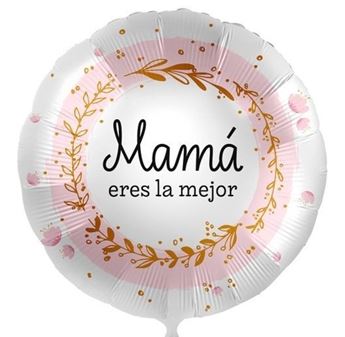 Imagen de Globo Círculo Mamá Eres la Mejor (43cm)