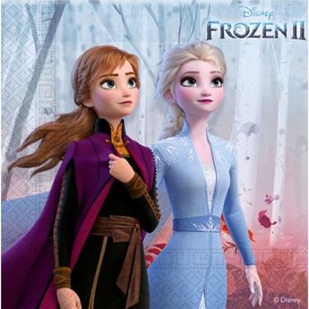 Imagen de Servilletas de Frozen papel 33cm (20 unidades)