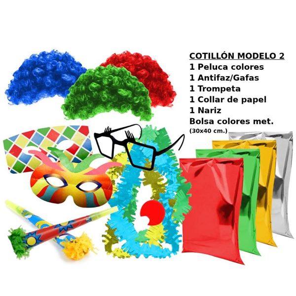Imagens de Cotillón Fiesta Colores Metalizados (30x40cm)
