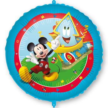 Picture of Globo Mickey Mouse Rock con Cinta y Peso (45cm)