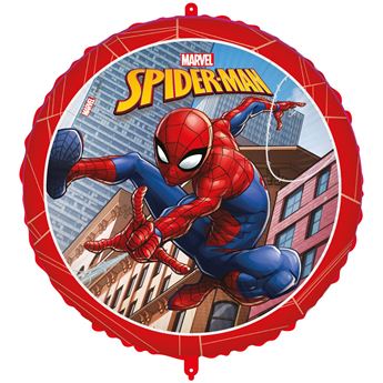 Picture of Globo Spiderman con Cinta y Peso (45cm)
