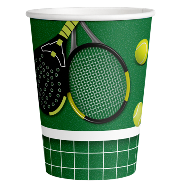 Imagens de Vasos Tenis y Pádel cartón (8 unidades)